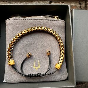 Bulova Classic Bracelet- Gold and Black